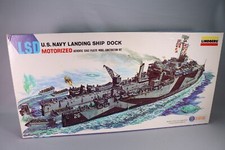 LM151 LINDBERG 766 Model Boat LSD US Navy Landing Ship Dock 48cm Engine
