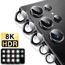 Protection Caméra 3D Anneaux Métal pour Samsung Galaxy S24 S23 S22 Plus Ultra