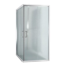 CABINE DE DOUCHE PAROI DE DOUCHE 90x90 H185 CM VERRE OPAQUE ANGULAIRE ALABAMA
