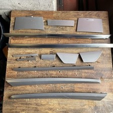 MERCEDES E CLASS C207 AMG FACELIFT COMPLETE INTERIOR TRIM SET SILVER ALUMINUM