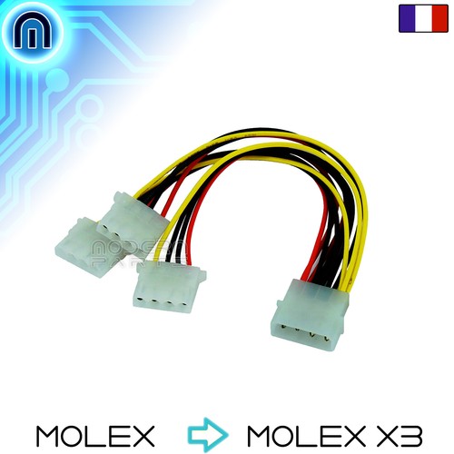 Cable alimentation molex - d'alimentation,