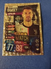 2019 TOPPS MATCH ATTAX AARON RAMSEY SOCCER CARD #M JUV JUVENTUS