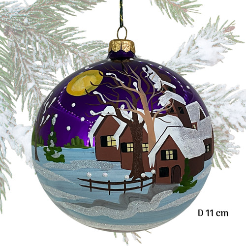 Boule noël verre - noël,