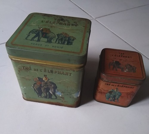 Anciennes boites publicitaire - boites,