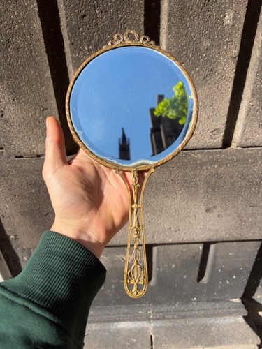 Miroir main ancien style - à,
