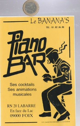 Autocollant piano bar le - piano,