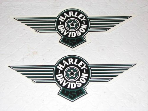 Harley davidson pair green fat - davidson,