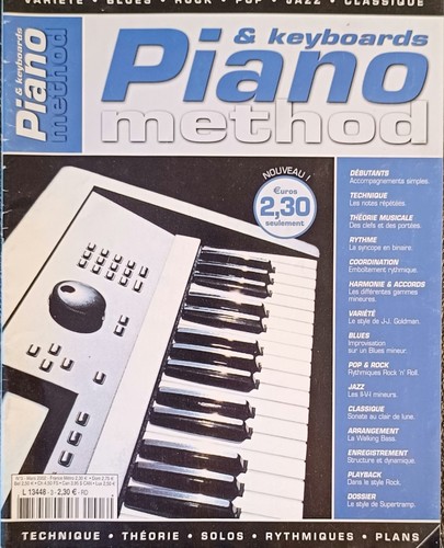 Piano keyboards method - -, n