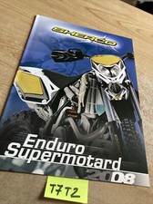 2008 Sherco Motorcycle Enduro Supermotard 450 510cc Leaflet Advertising Catalog