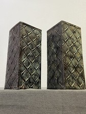 Paire De Vases Art Deco Bronze Design