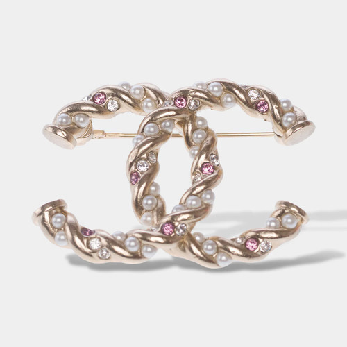 Bijoux chanel métal - cc, en