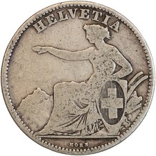 2 Francs Suisse Argent -