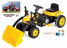 Tracteur À Pédales Excavateur À Pédales Chargeur Jeux Pour Enfants Jouet