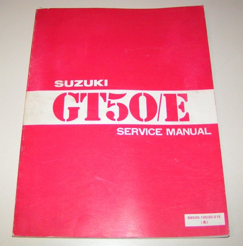 Manuel service suzuki - service, 50