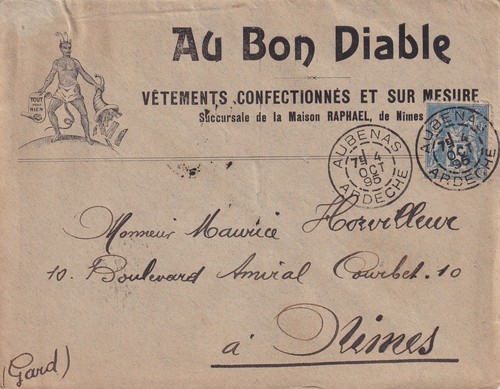 Enveloppe pub 1895 au bon - 🦬enveloppe,