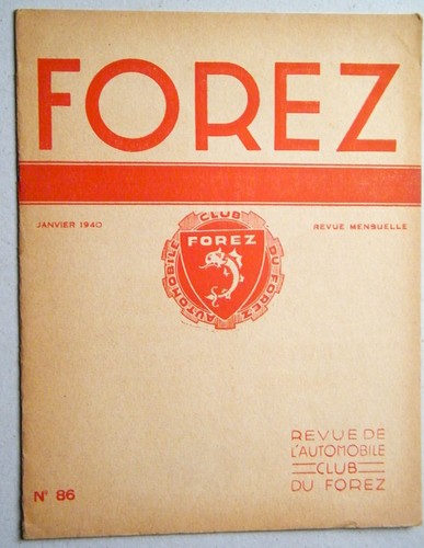 Janvier 1940 automobile club - 1940,