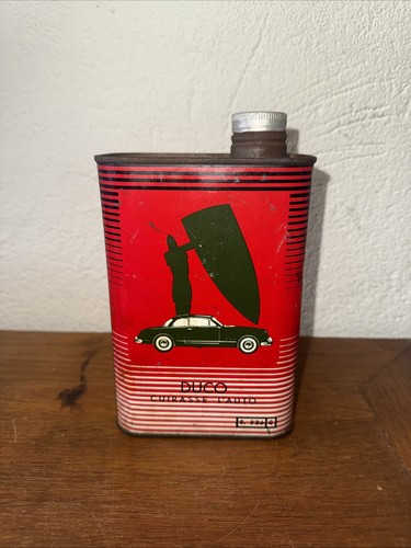 Bidon huile ancien - huile, automobile