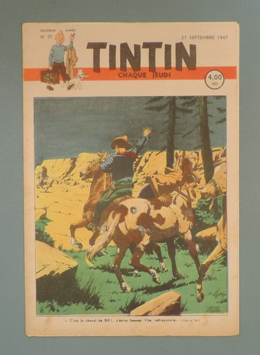 Tintin 1947 couverture - ,