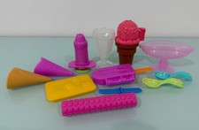 Play-Doh Ice Cream Truck Toy 14 PIECE REPLACEMENT PARTS ACCESSORIES ONLY NEW