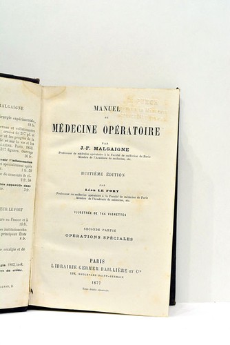 Livre ancien malgaigne manuel - livre,