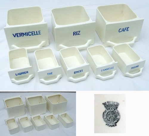 Tiroir epices porcelaine - a,