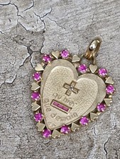Médaille D'amour Augis, 15 Rubis, 1 Diamant, 4,37 Grs