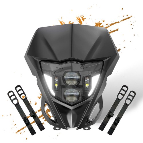 Dirt bike led headlight with - led,