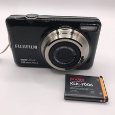 Fujifilm FinePix JV500 Digital Camera 14.0MP Black Tested with Battery