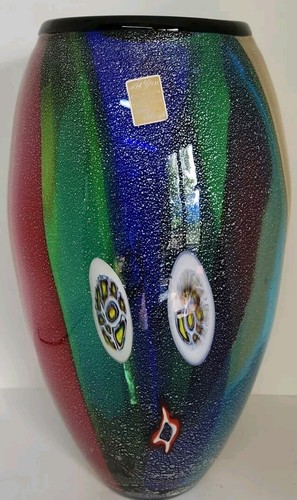 Tall verre artisanal art - 16",