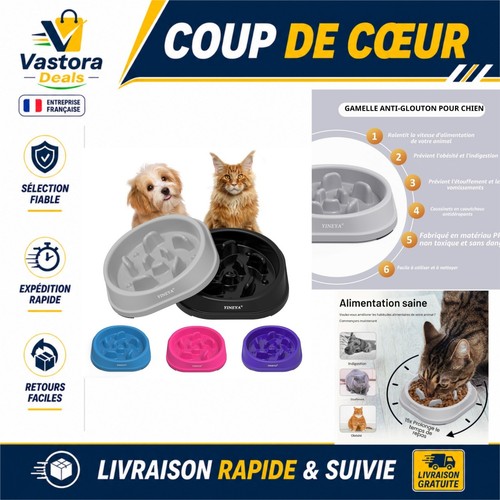 Yineya gamelle anti glouton - gamelle,