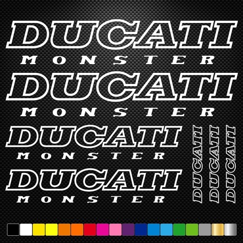 Ducati monster 7 stickers - ducati,