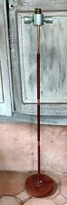Vintage Temde Edition T2710 Design 1960's Teak and Copper Floor Lamp Stand