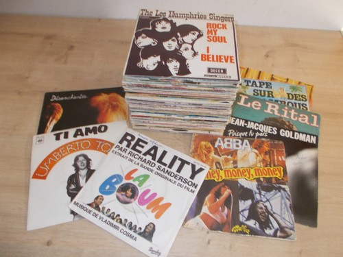 Lot vinyles 45 tours - lot, 70
