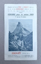 SWITZERLAND 1909 / Mountaineering: Zermatt - The Matterhorn - Mount Rose