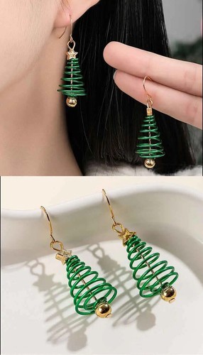 Boucles oreilles sapins - boucles,