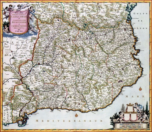 Reproduction carte ancienne - ,