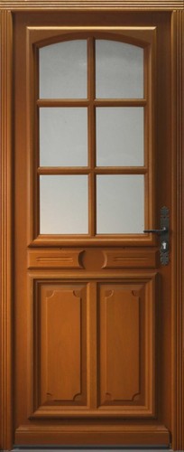 Porte entree bois vitree - d'entree,