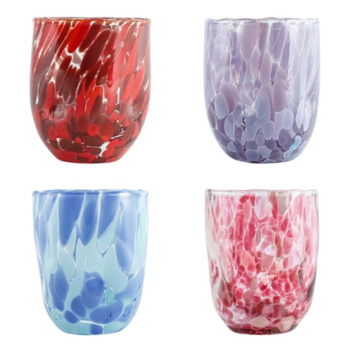 Set four murano verre shot - set,