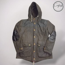 Barbour Game Wax Parka Jacket Men’s Large Olive