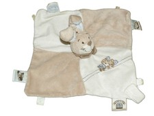 Doudou plat Oscar Lapin beige