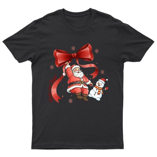 Shirt père noël joyeux - t-shirt,
