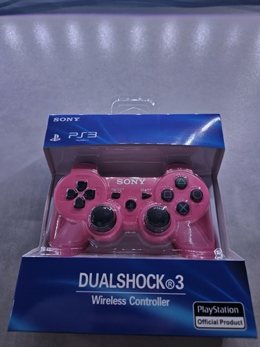 Lot manettes ps3 rose et - de,