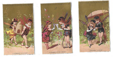 3 Chromos  anciens pub