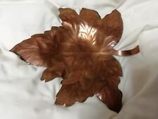  EMPTY CUT AND CHISELED COPPER OAK LEAF POCKET