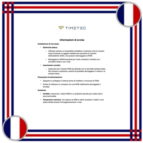 Timetec kit - 16,