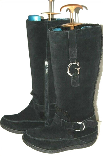 Guess bottes fourrées velours - fourrées,