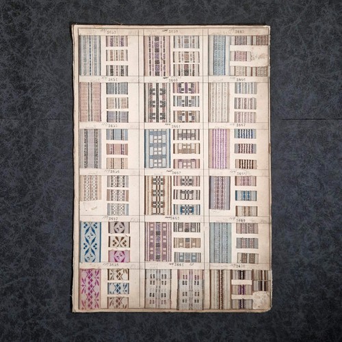 Nuancier textile ancien - ,
