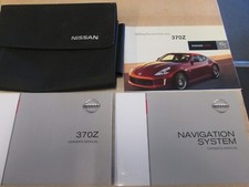 Nissan 370z Owners Manual / Handbook dated 2013 OWNERS MANUAL PACK INC SAT NAV