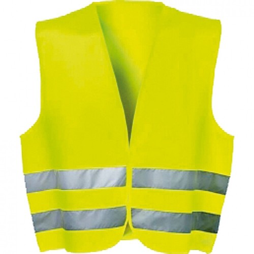 Gilet jaune fluo - jaune, sécurité