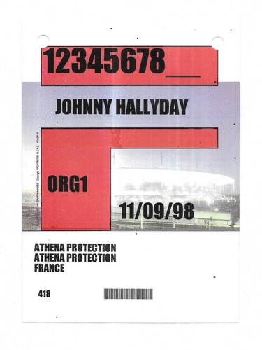 Rare pass concert johnny - concert,